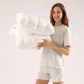 Sleep on a Cloud: The Ultimate Soft Quilted Puff Grid Pillow