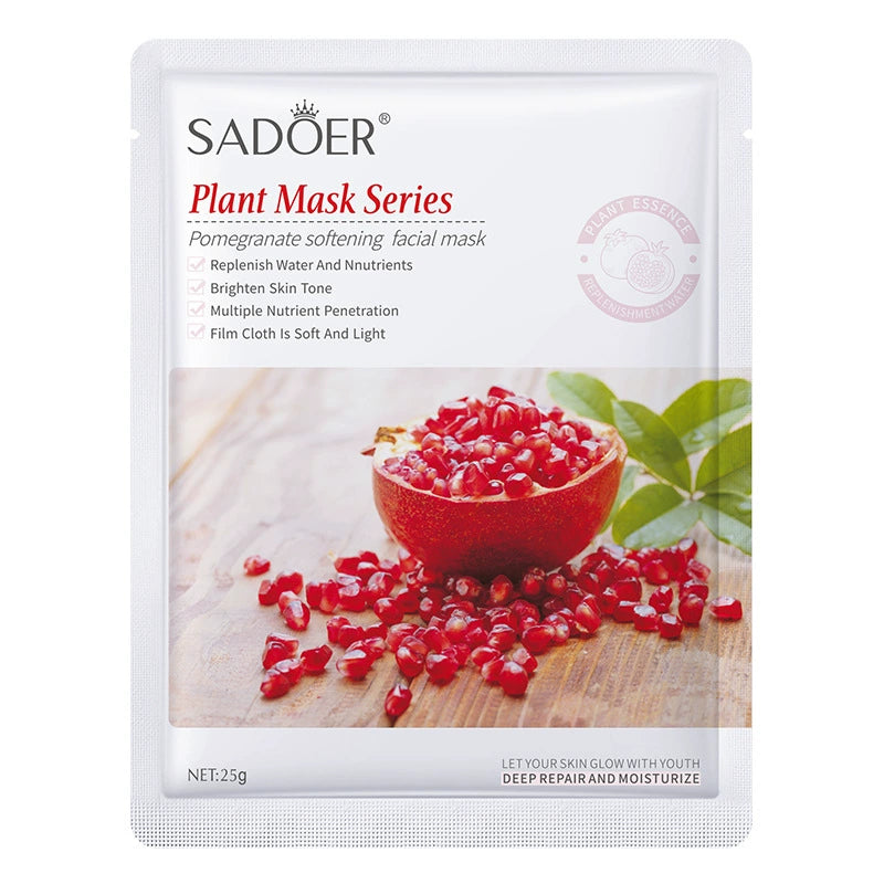 Plant Mask Series - Botanical Fruit Facial Mask for Hydrating, Smoothing & Brightening Skin