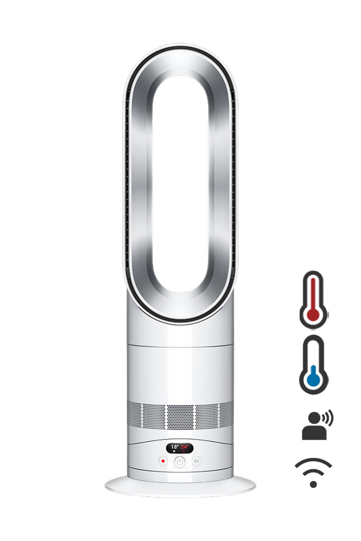 Dyson Hot+CoolTM HF1 Rapid React (WhiteSilver)
