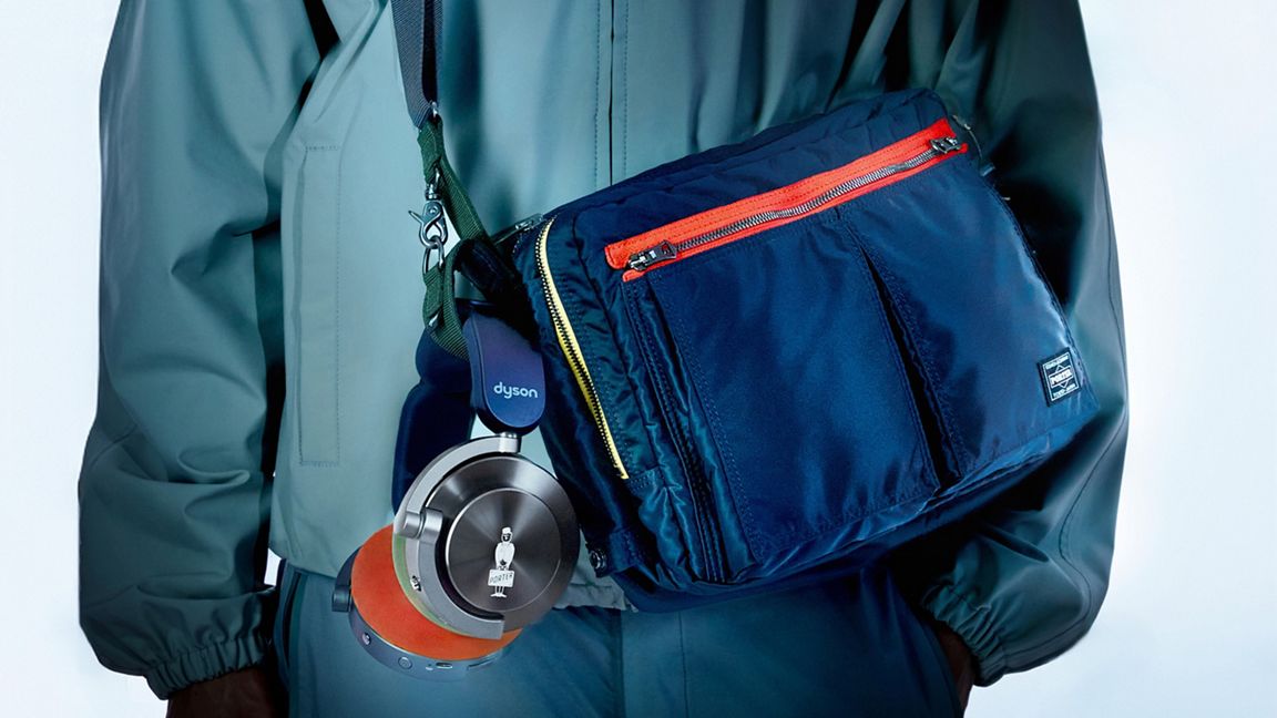 PORTER Limited edition headphones and shoulder bag