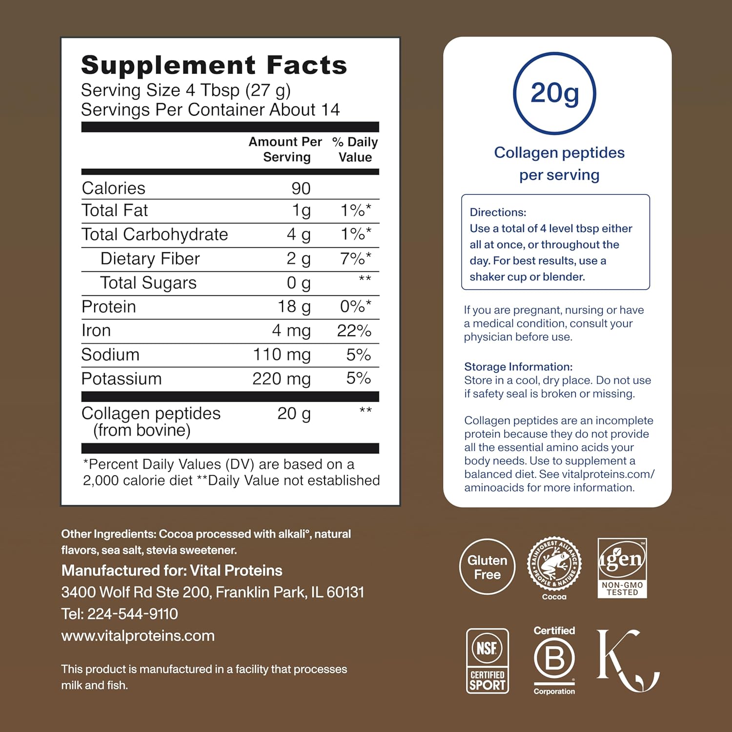 Delicious Chocolate Collagen for Glowing Skin & Strong Joints