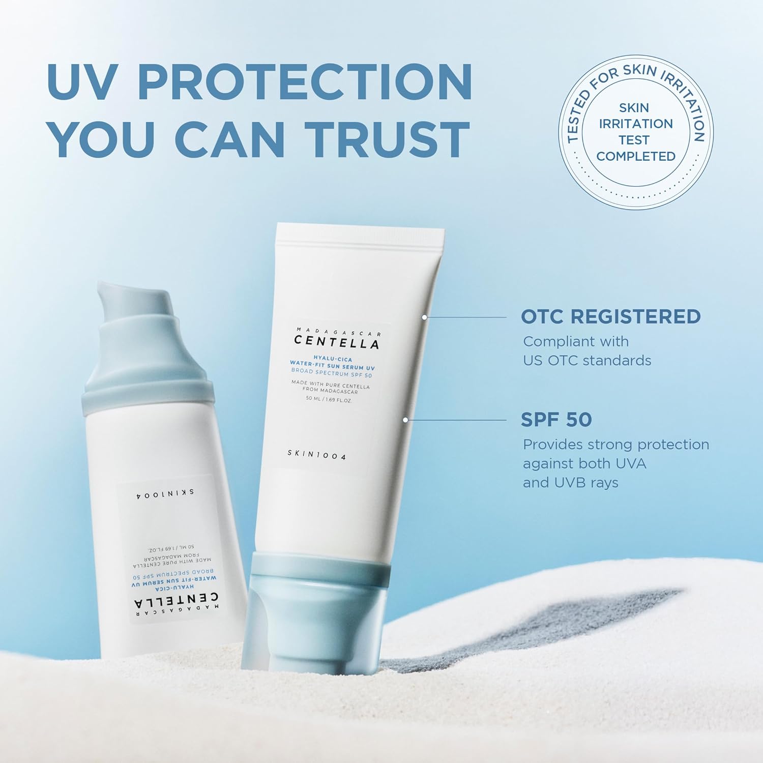 Hydrating Centella Water-Fit Sun Serum SPF50+