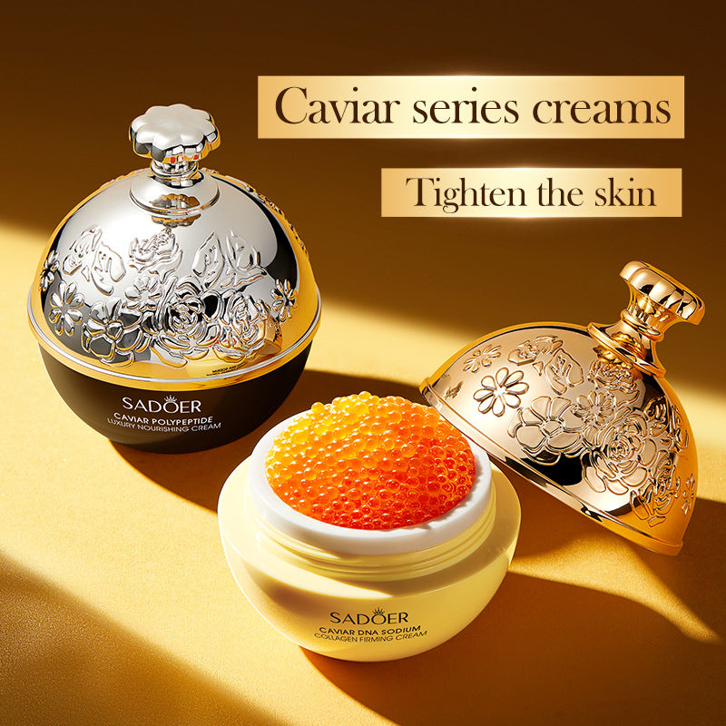 Caviar DNA Sodium Collagen Firming Cream - Luxury Anti-Aging Face Cream for Skin Rejuvenation