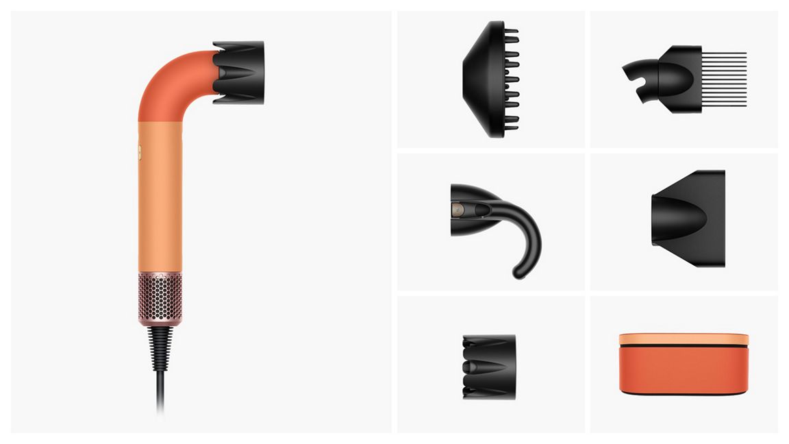 Dyson Supersonic r™ hair dryer (Ceramic apricot / Topaz)