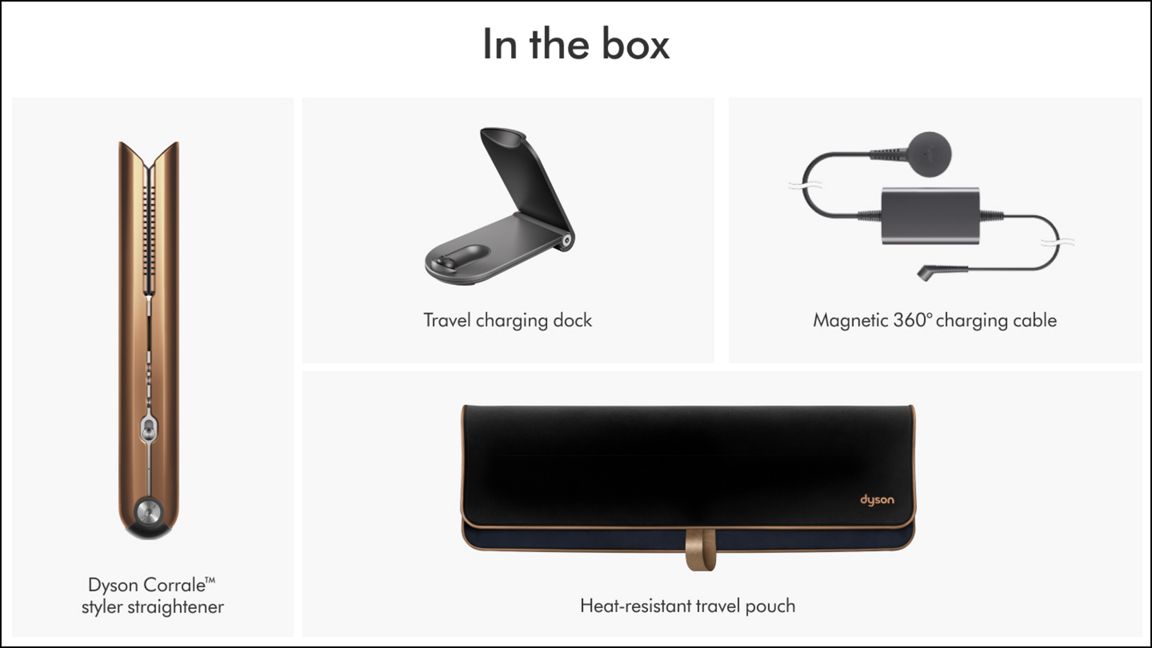 Dyson Corrale™ styler straightener (Copper/Nickel)