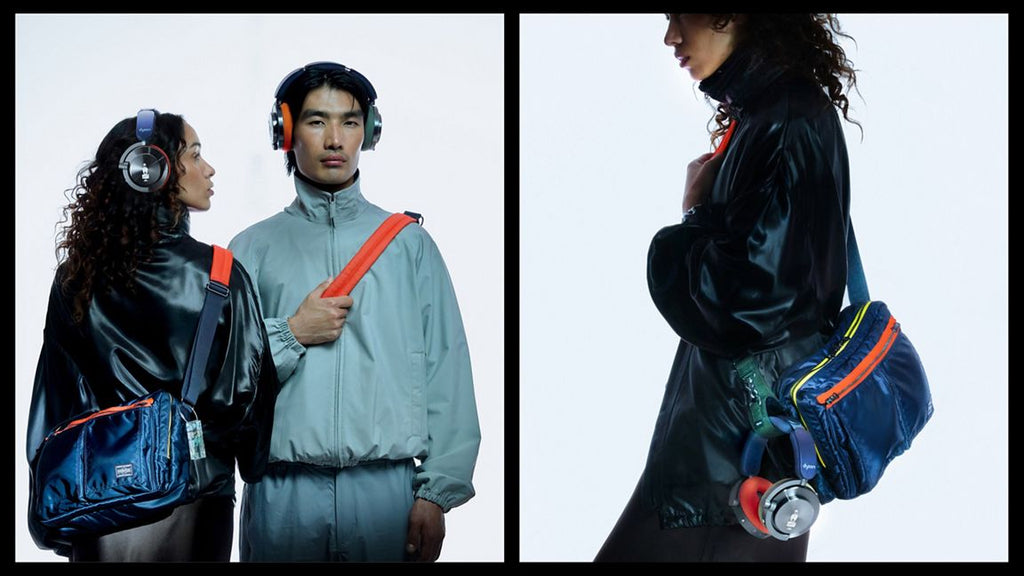 PORTER Limited edition headphones and shoulder bag