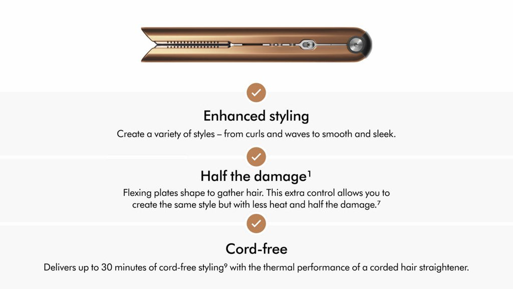Dyson Corrale™ styler straightener (Copper/Nickel)