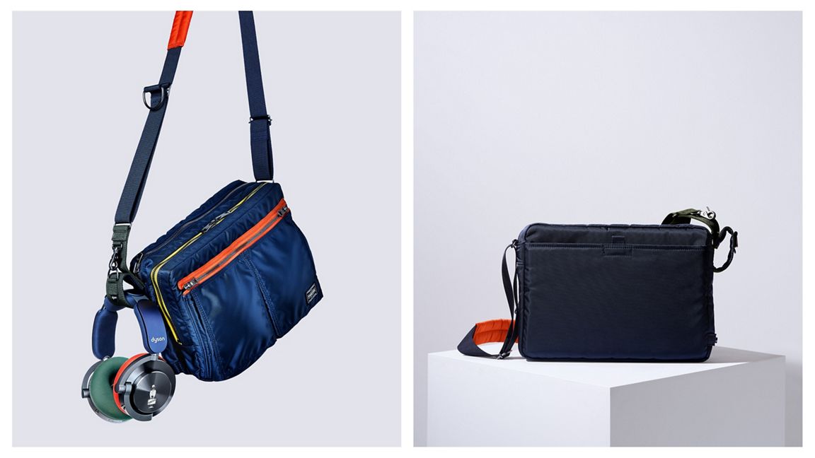PORTER Limited edition headphones and shoulder bag