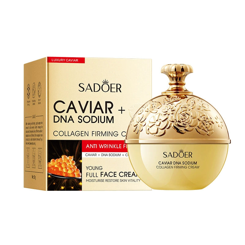 Caviar DNA Sodium Collagen Firming Cream - Luxury Anti-Aging Face Cream for Skin Rejuvenation