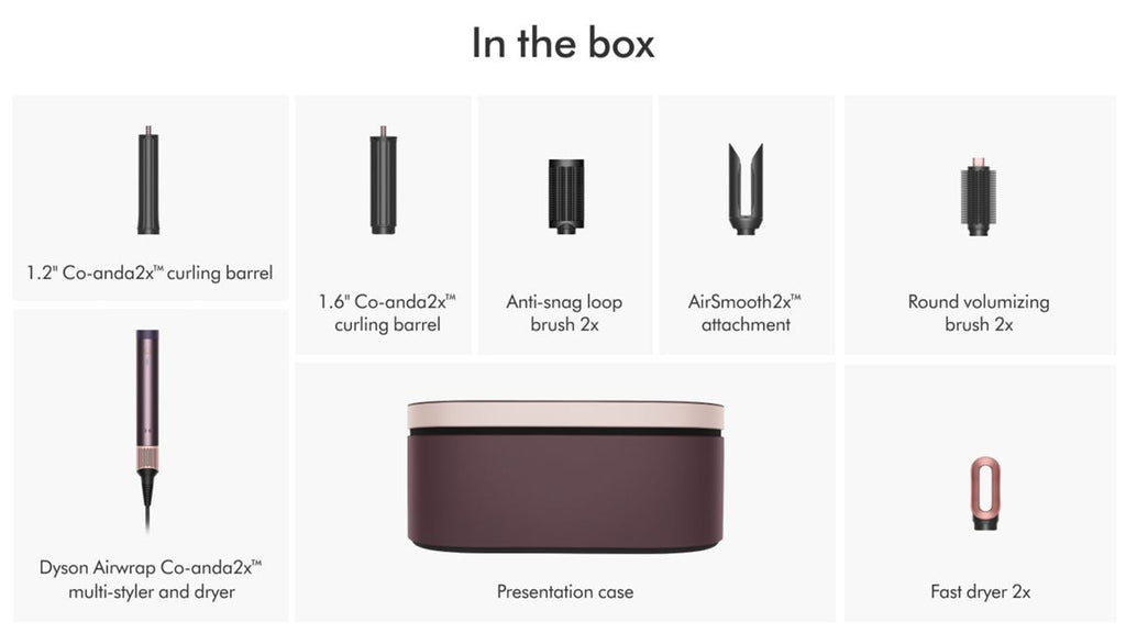 Dyson Airwrap Co-anda2xTM multi-styler Straight+Wavy (asper Plum)