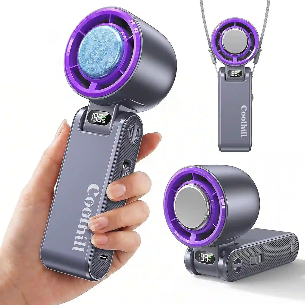 Portable High-Speed Fan – Instant Ice Cooling With 199 Wind Levels