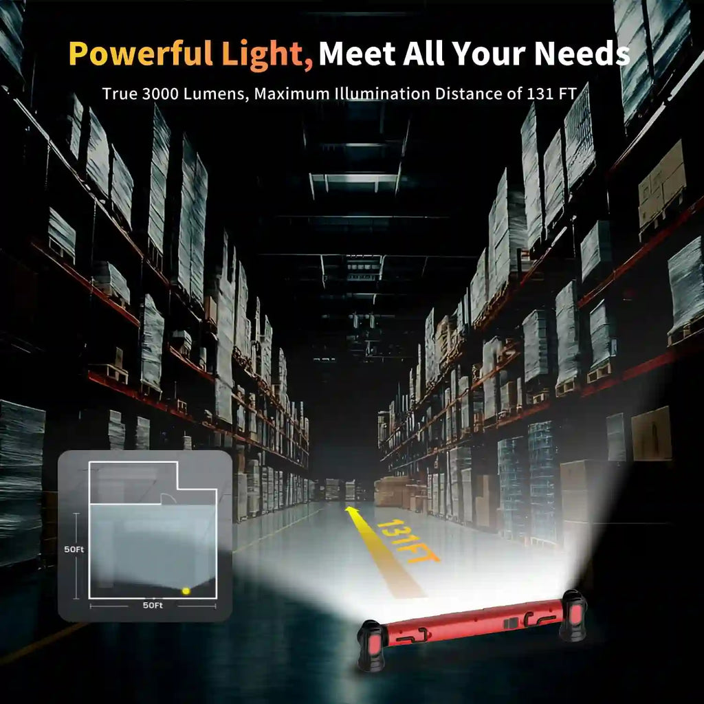 Master Every Detail Under The Hood With 5200mAh Cordless Lighting